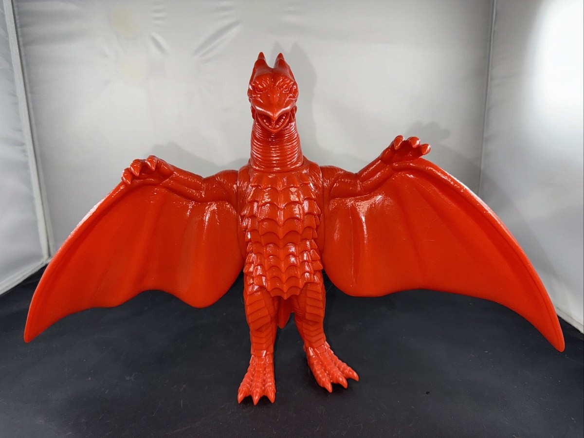 2004 MARMIT 9.5” RODAN FINAL WARS GODZILLA Movie Monster Red Vinyl