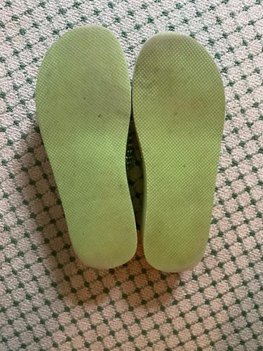 LADY LANELLS Flip Flop Embellished With Swarovski Crystals Women Sz 9 Lime Green - Picture 3 of 5