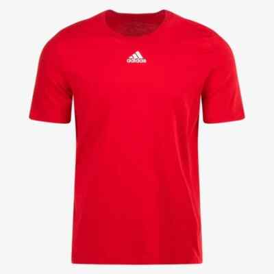 Adidas Men's Red Fresh T Shirt IC1343 Size Small