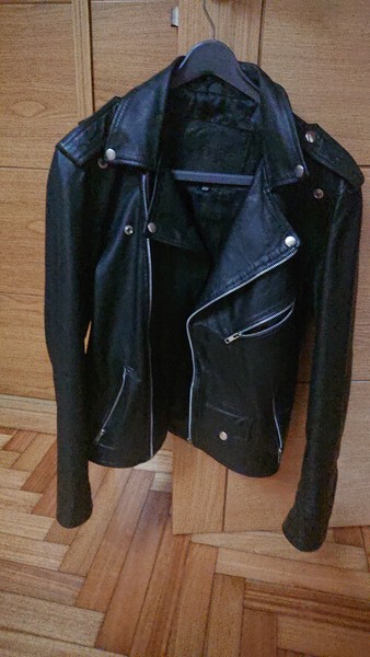 Rare Viparo Biker Genuine  Leather Jacket XS