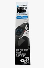 Shockproof Silicone Watchband For Apple Watch Small Fit Black