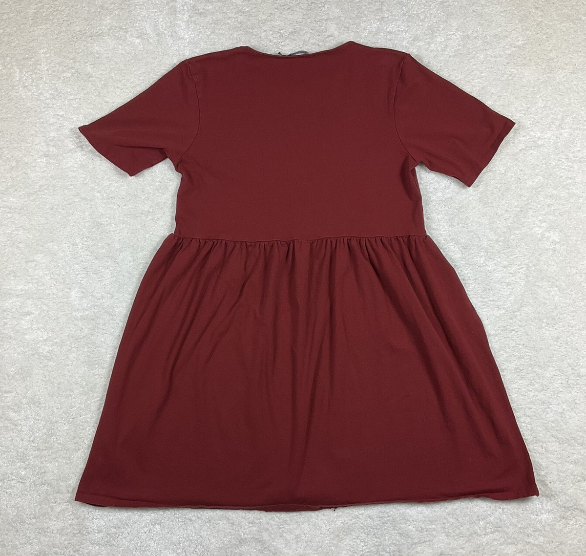 silver dress with red heels La Femme Dress 32152