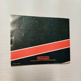 Super Mario Bros./Duck Hunt NES Nintendo Instruction Manual Booklet Only!