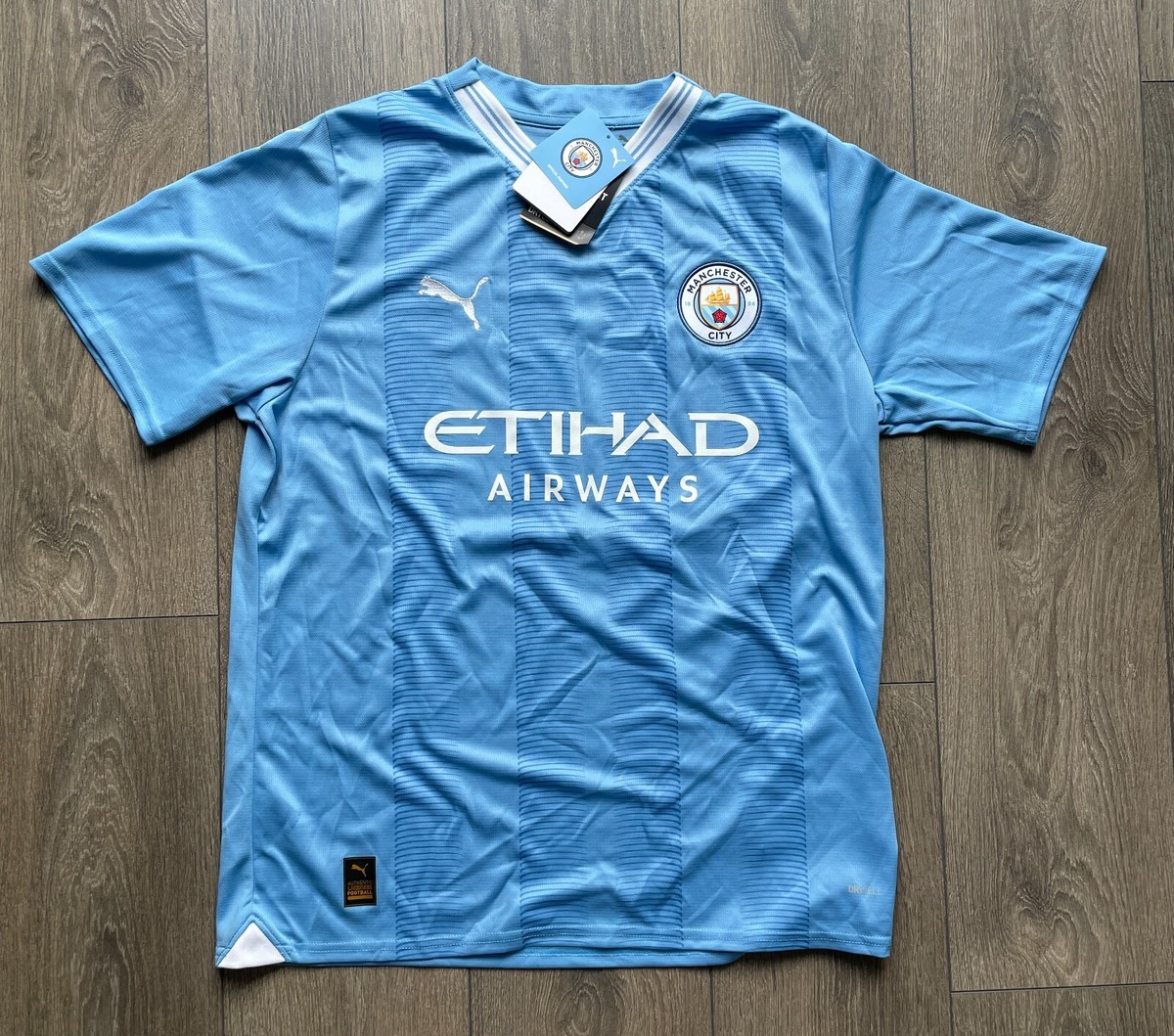 Puma 2023-24 Manchester City Home Jersey Size L New with