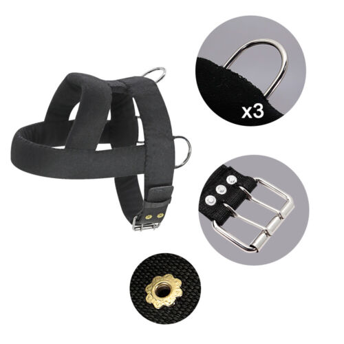 Dog Weight Pulling Harness for Pitbulls Training Adjustable Medium Large Vest - Picture 4 of 13