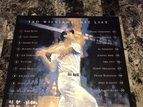 Ted Williams Signed 16x20 Poster Photo Print Boston Red Sox Baseball Beckett BAS - Picture 4 of 7