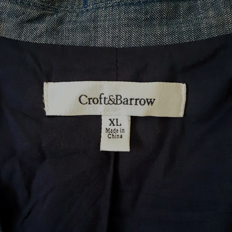 Blazer para mujer Croft & Barrow azul talla XL Foto 3 de 4