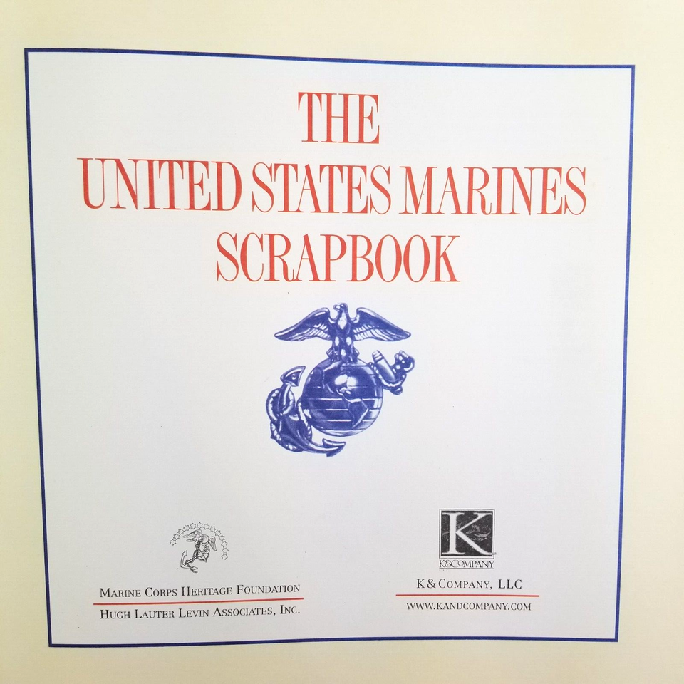The US Marines Scrapbook Heritage Foundation 2003 & Extra Stickers eBay