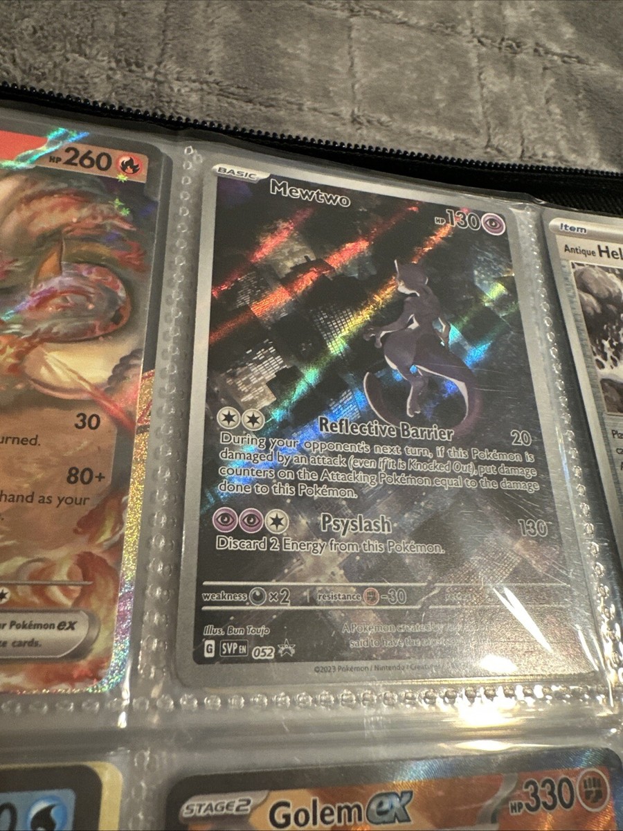 Pokemon 151 Mewtwo 052 Illustration Rare Ultra Premium SVP052