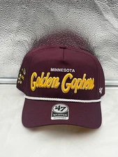Minnesota Golden Gophers NCAA '47 Brand Red Hitch Script Adjustable Snapback Hat