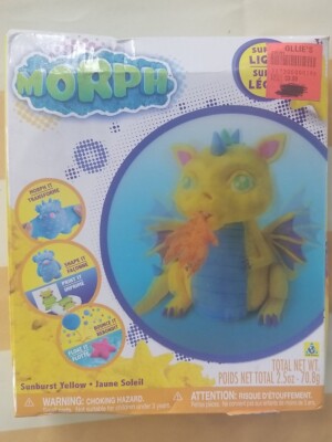 NEW Morph Molding Dough Atomic Tangerine Orange Lightweight Foam Clay 
