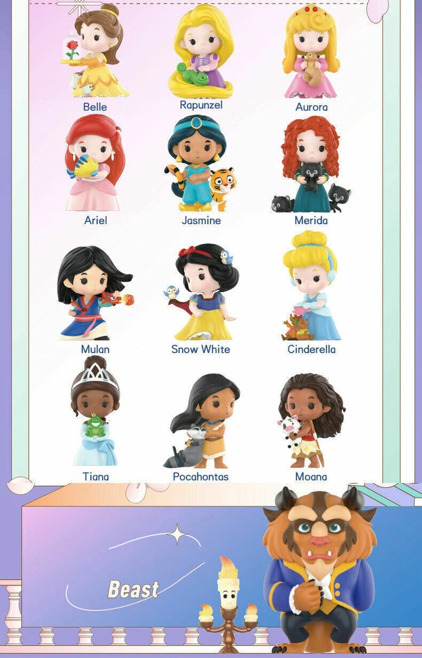 Authentic Disney Princess Fairy Tale Friendship Series 12pcs Confirmed Figure! - Image 2 of 2