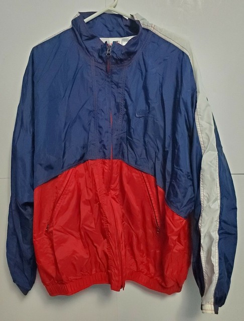 Nike Vintage Jumpsuit Jacket and Pants SZ XL Red White Blue | eBay