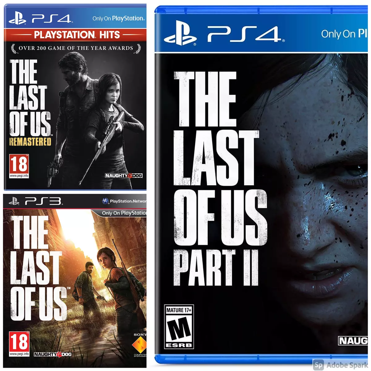 The Last of Us PlayStation PS4 PS3 Games - Choose Your Game