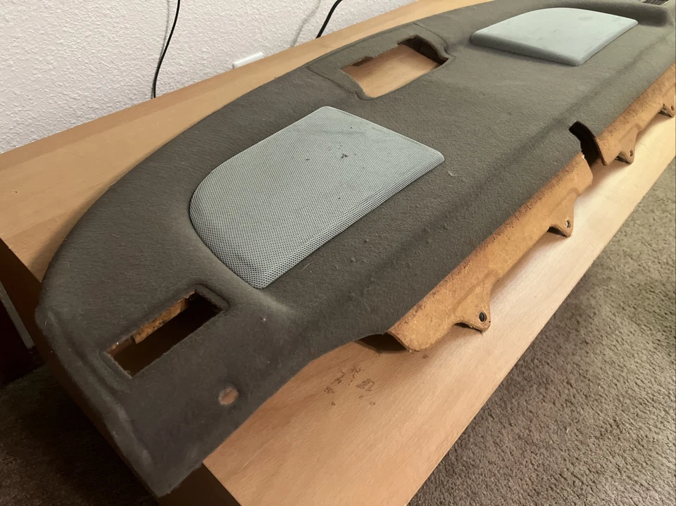 1992-1996 OEM Lexus ES300 Rear Speaker Trunk Deck Third Brake Cover Lid Trim TAN - Image 4 of 4