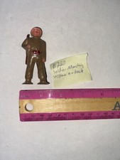 Vintage B260 Soldier Marching w/ Gun on back Diecast Barclay Toy Soldier