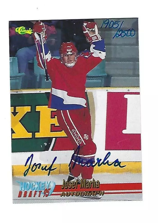 Josef Marha trading card