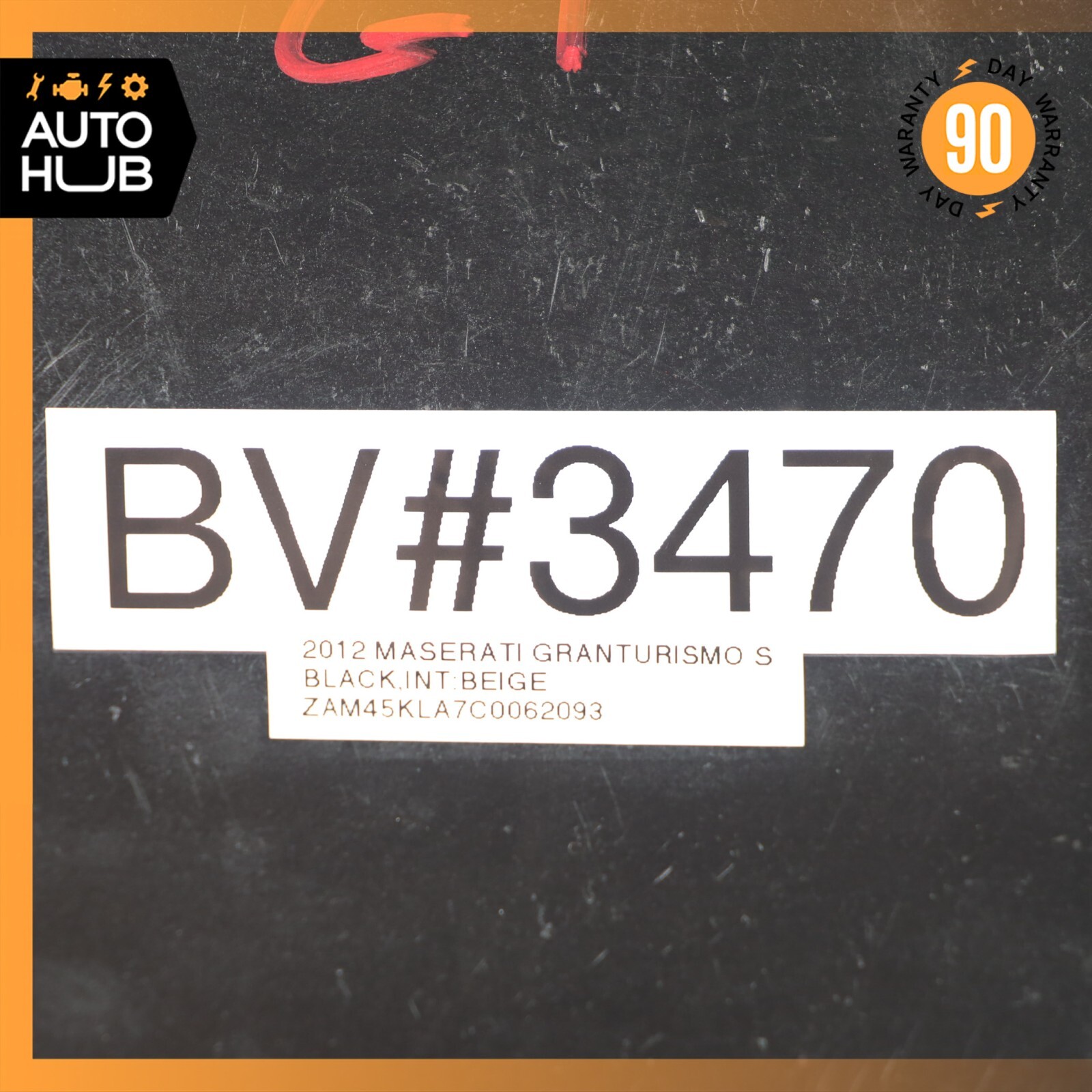 09-19 Maserati GranTurismo 4.7L M145 Air Intake Cleaner Filter Housing Box OEM