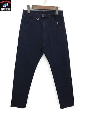 webbing belt denim pants