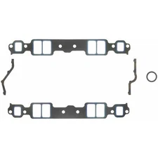 Fel-Pro 1205 CARDED SB Chevy 1.280" x 2.09" Port Intake Manifold Gasket Pair
