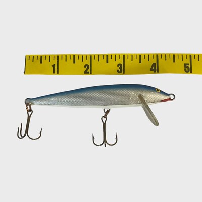 Leurre Vintage Rapala Countdown CD-11B - Méné Coulant, Bois, Emballage D'origine