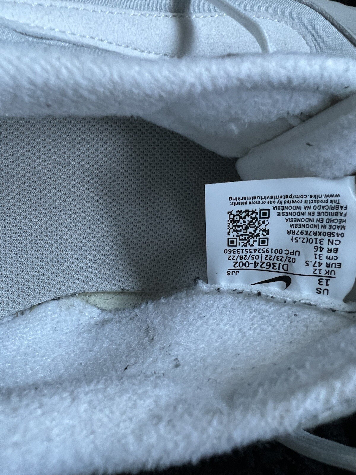 SACAI X NIKE Nike VaporWaffle x Sacai gomma a vela taglia 13