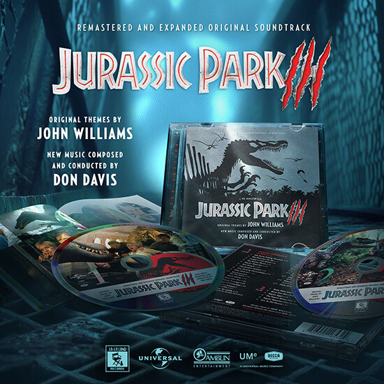 Jurassic Park III 2001 Soundtrack CD Don Davis / John Williams 2