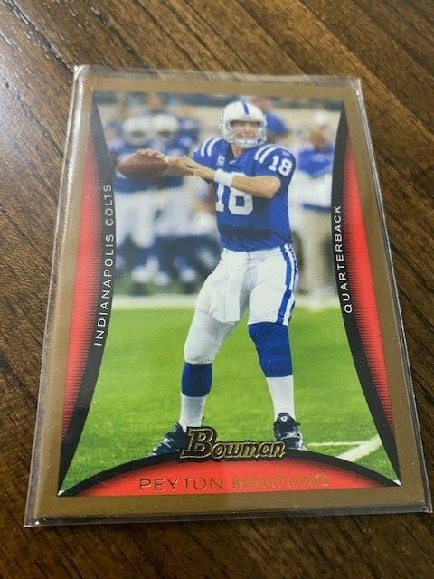 2008 Bowman Gold Peyton Manning - Indianapolis Colts