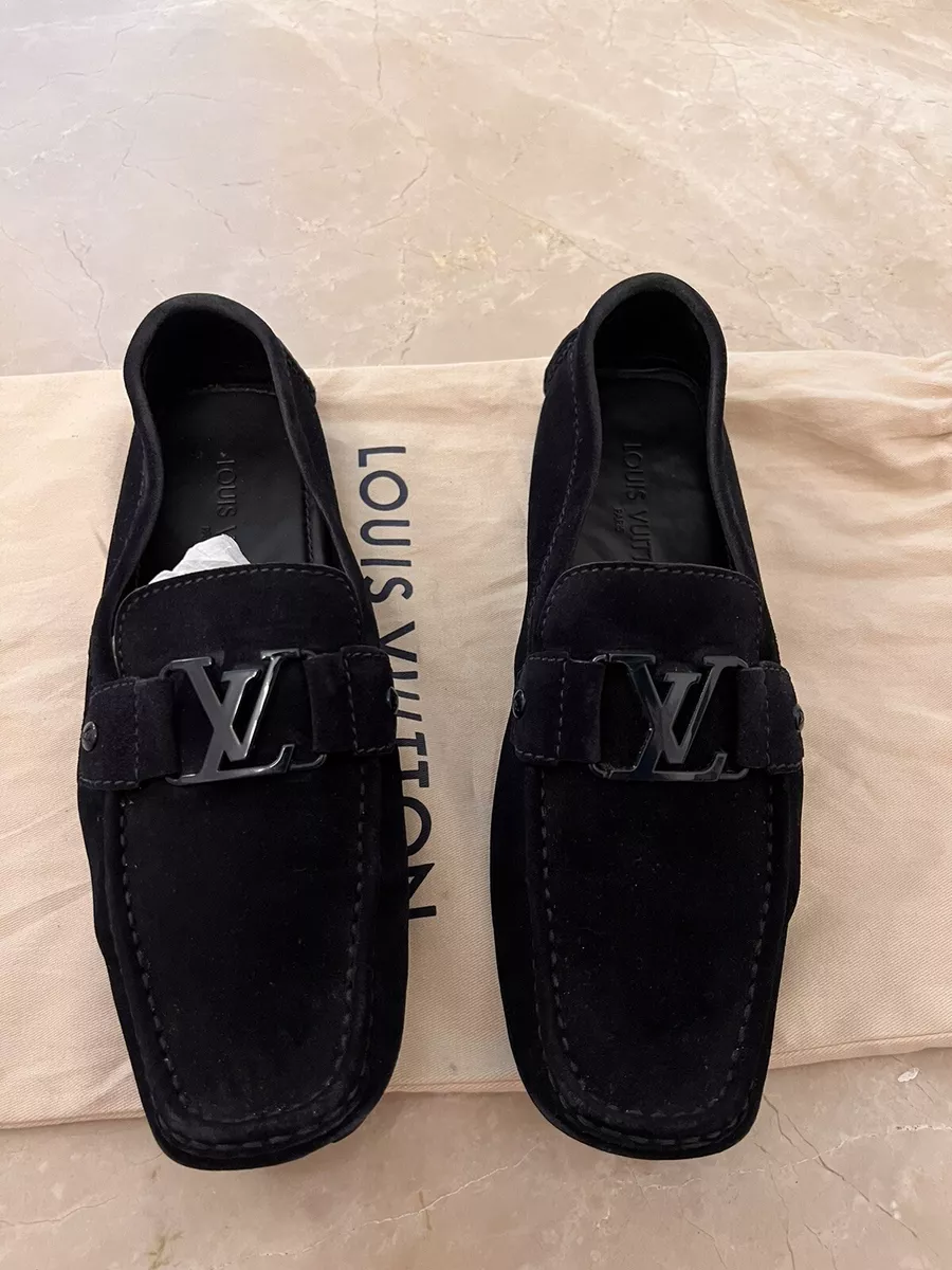 Louis Vuitton Men's Monte Carlo Suede Driving Loafers