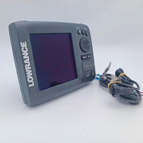 Lowrance Elite5 Sonar Boat 5” GPS Chartplotter Display FishFinder ELITE 5 eBay