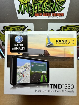 NEW-Rand McNally TND 550 5-inch GPS Truck Navigator