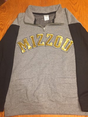 mizzou sherpa pullover