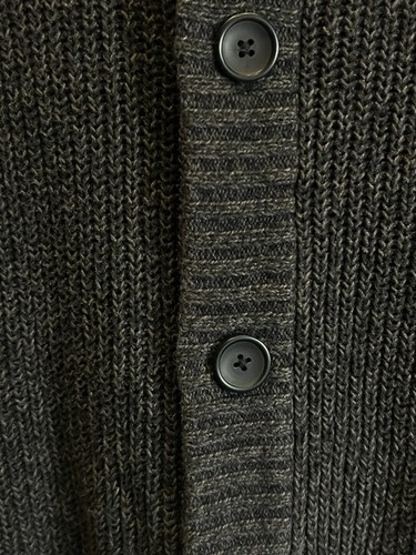 Great Northwest Cardigan donna in maglia grigio nonno - Taglia GRANDE con bottoni - Foto 4 di 6