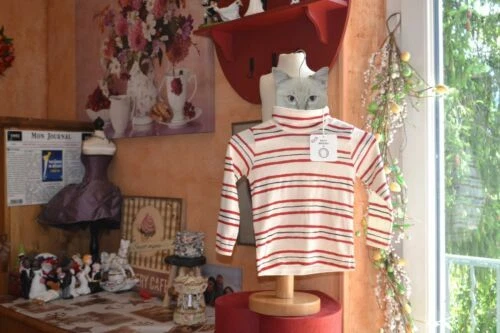 Vêtements pull rouge pour fille de 2 à 16 ans