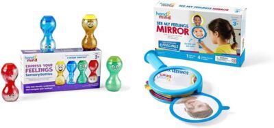 Learning Resources Express sensorische Flaschen 91294 See My Feelings Mirror Social