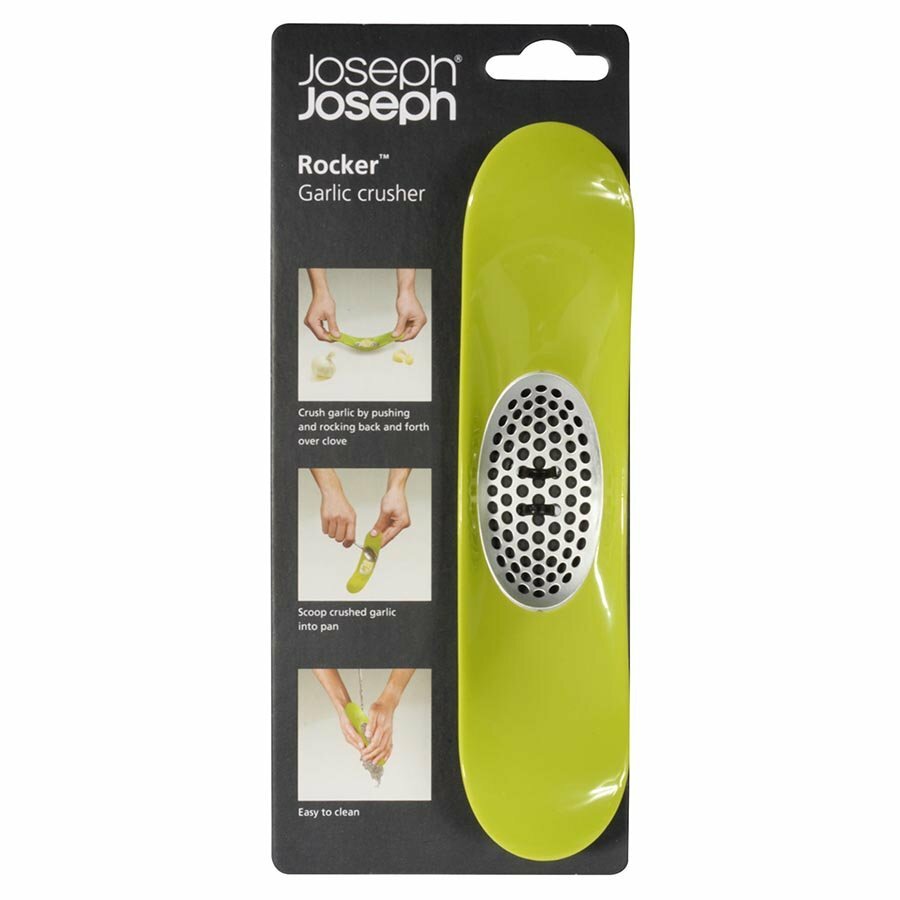 Joseph Joseph Rocker Garlic Press Handheld Crusher Mincer Press Green