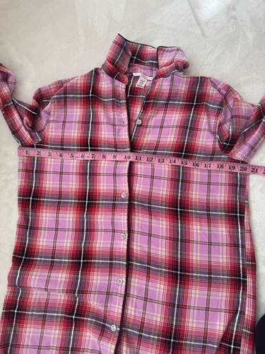 VICTORIA’S SECRET Women's Red/Pink Plaid Sleepwear Lace Details Size Small - Picture 6 of 12