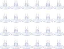 Aquarium Suction Cups, for Fish Tank Airline Tubing, with Clips 3/16" a