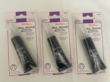 3x Sally Hansen, Nail Cuticle Rehab, Charcoal Resurfacer, 46245, 0.4 fl.oz.