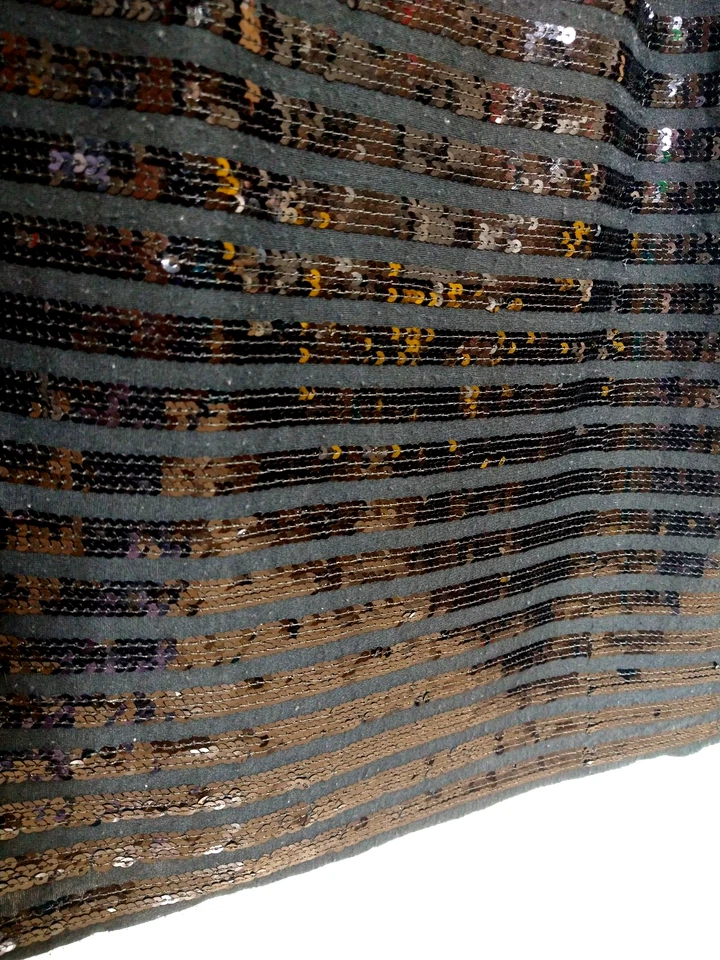 Vestido de lentejuelas Ali Ro negro para ocasión especial todo el año, vacaciones, fiesta talla 12 Foto 2 de 4