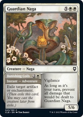 Guardian Naga Commander Legends: Battle for Baldur's Gate Foil NM 23