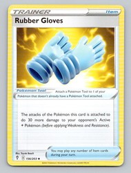 Rubber Gloves 156/203 Evolving Skies Uncommon Trainer