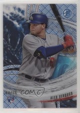 2018 Bowman High Tek Ocean Blue Tidal Diffractor 4/25 Alex Verdugo #TY-AV qc0