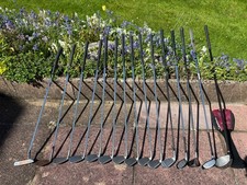 FULL SET GOLF CLUBS PING G15 IRONS 4-SW. TITLEIST WEDGE, CALLAWAY, ADAMS, WILSON