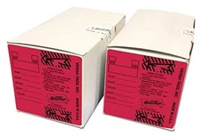 Genuine Versa-Tag Key Tags, Self-Protecting (2 Box Bundle) (250 2 Boxes of Red