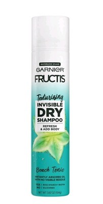 Garnier Fructis Invisible Dry Shampoo Refresh & Add Body Beach Tonic 3.67 oz