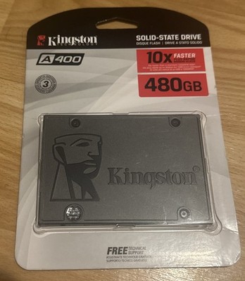 Kingston 480GB A400 SATA III SSD 3D NAND 2.5 /7mm Cased SA400S37/480G