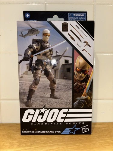 Hasbro G.I GI Joe Classified Series Desert Commando Snake Eyes 6" Action Figure