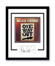 Melissa Etheridge Autographed Signed 11x14 Framed Photo One Way Out ACOA
