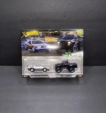 Hot Wheels - 2 Pack - Back To The Future Time Machine -  87 Toyota Pickup Truck